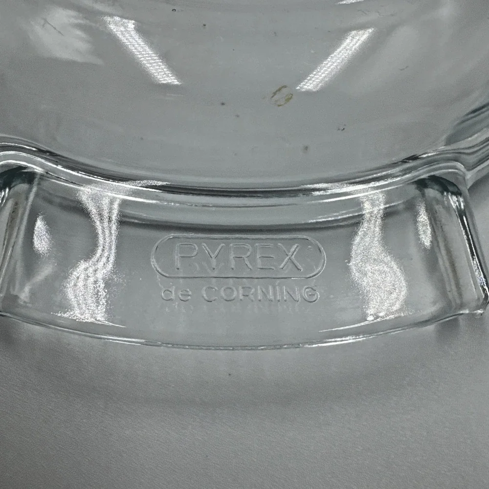 Vintage‎ PYREX de Corning France 453H  Clear Glass Lid for 1 qt Casserole Dish
